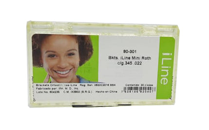 Juego de brackets roth mini c/g. 3,4,5 I Line