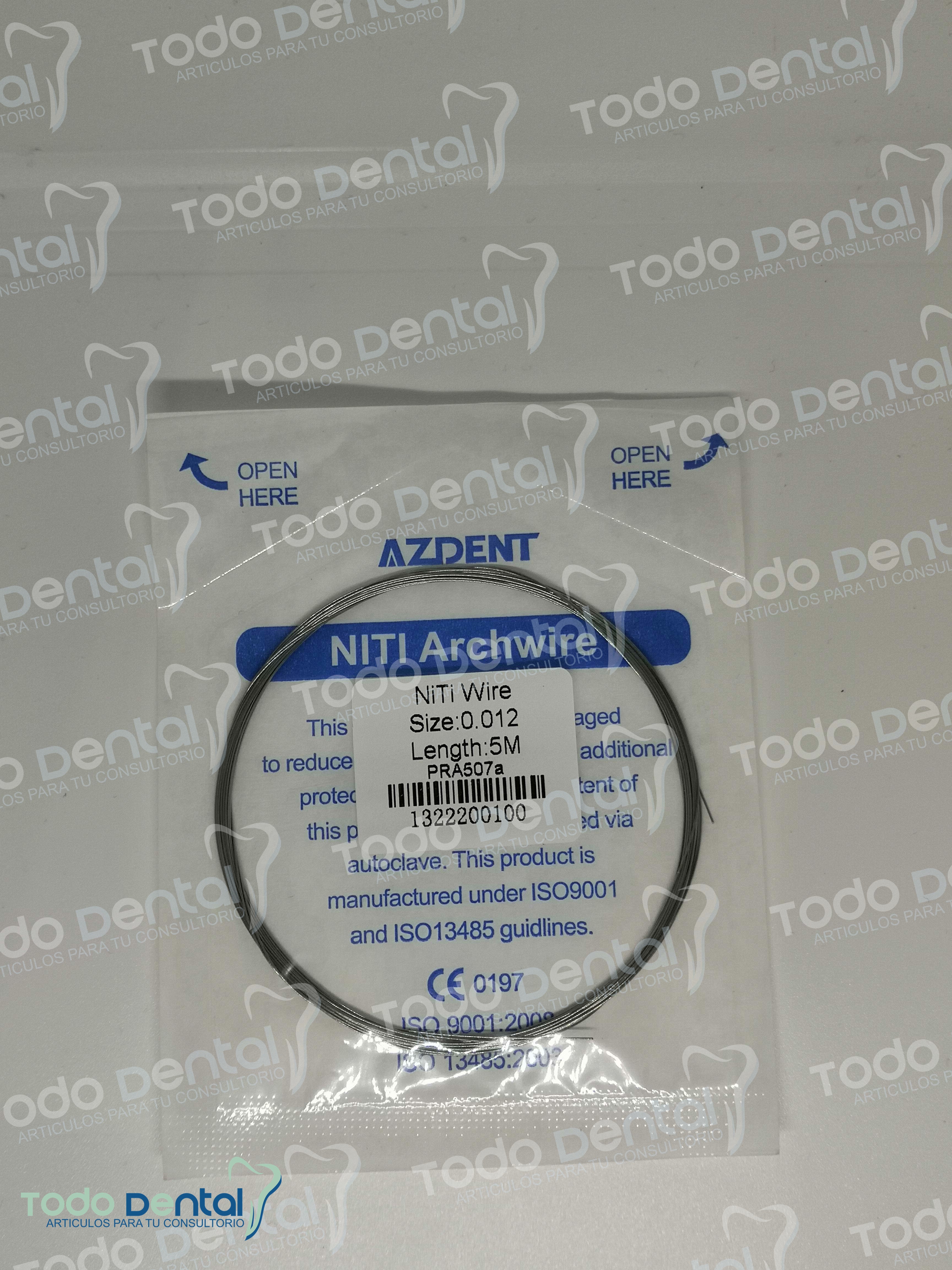 Alambre niti 5 metros TDC