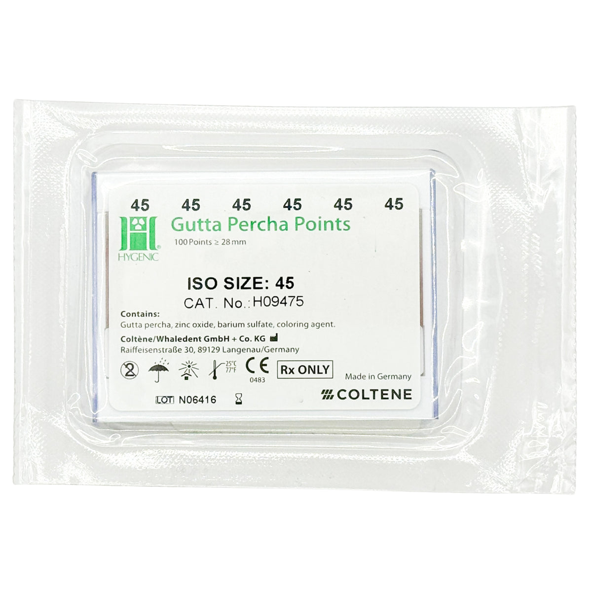 Puntas de gutapercha Hygenic Coltene