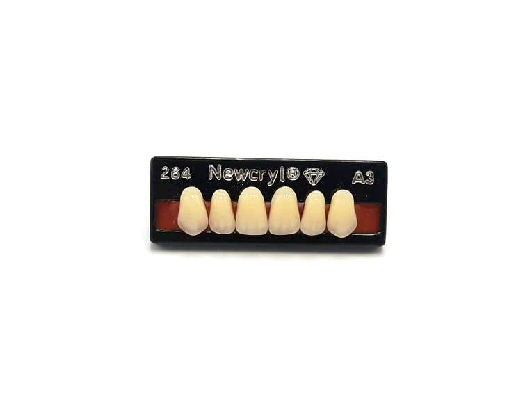 Dientes newcryl superior anterior