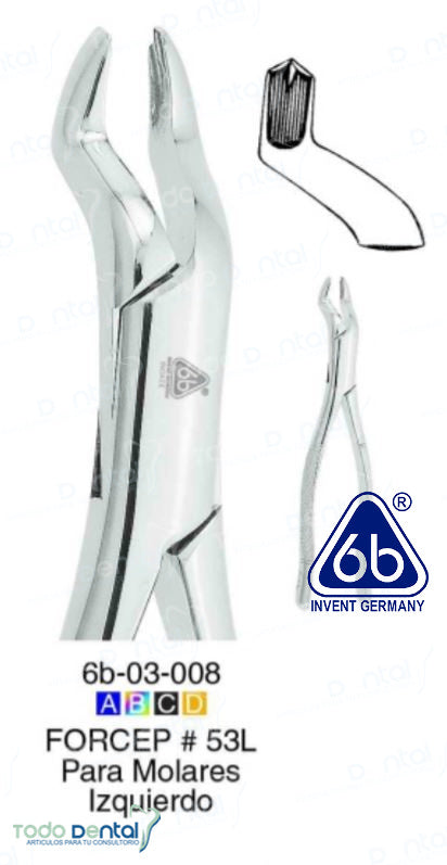 Forcep adulto 53l