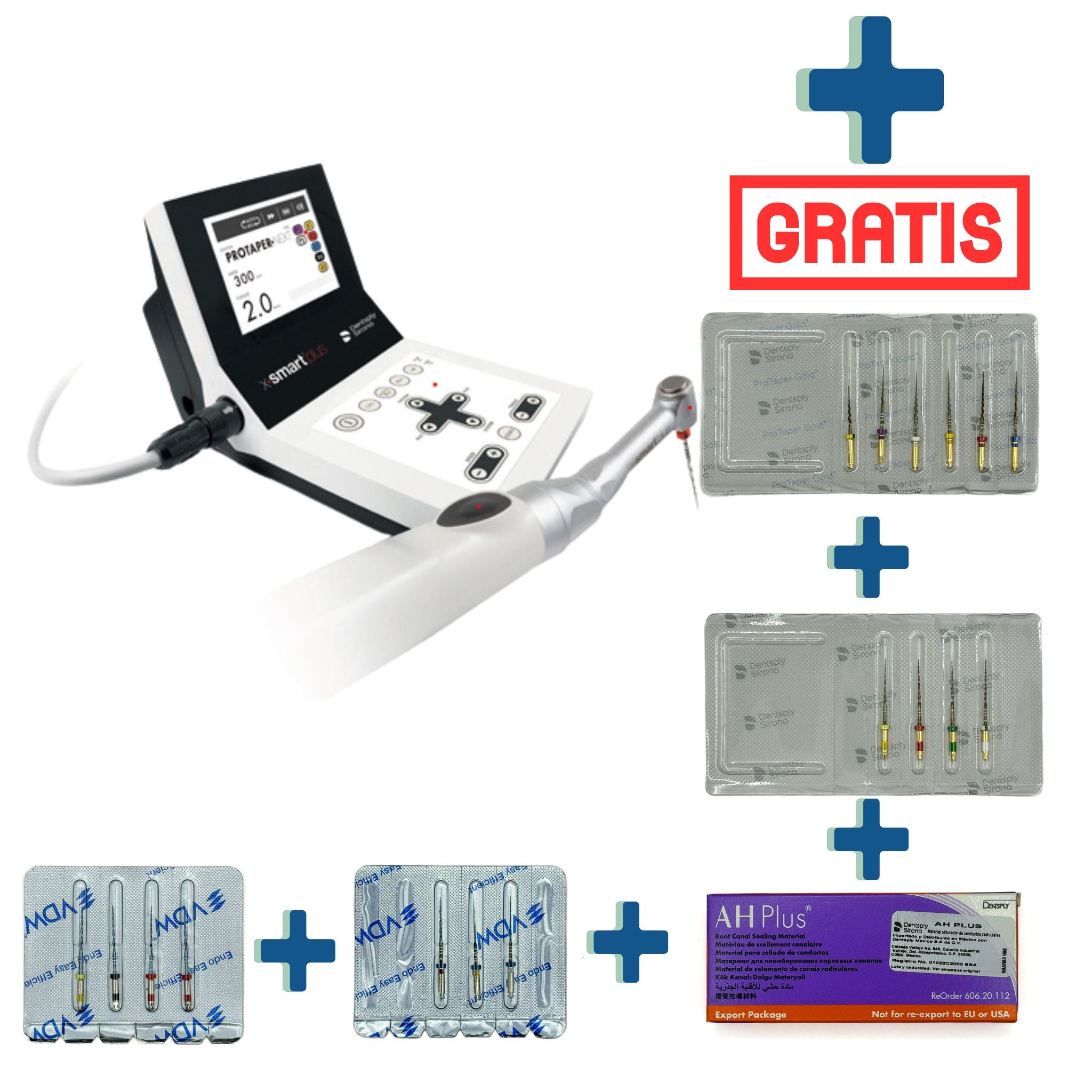 Kit especial "X-smart + 4 limas rotatorias + Ah plus"
