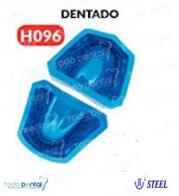 Zocalo para modelar dentado (superior e inferior)