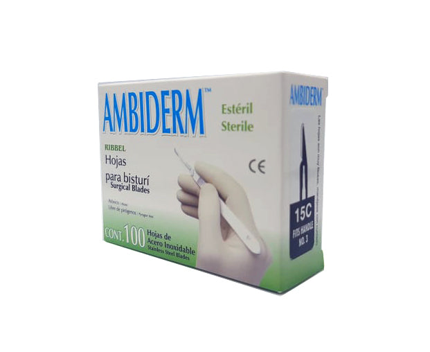 Hoja de bisturi acero inoxidable Ambiderm