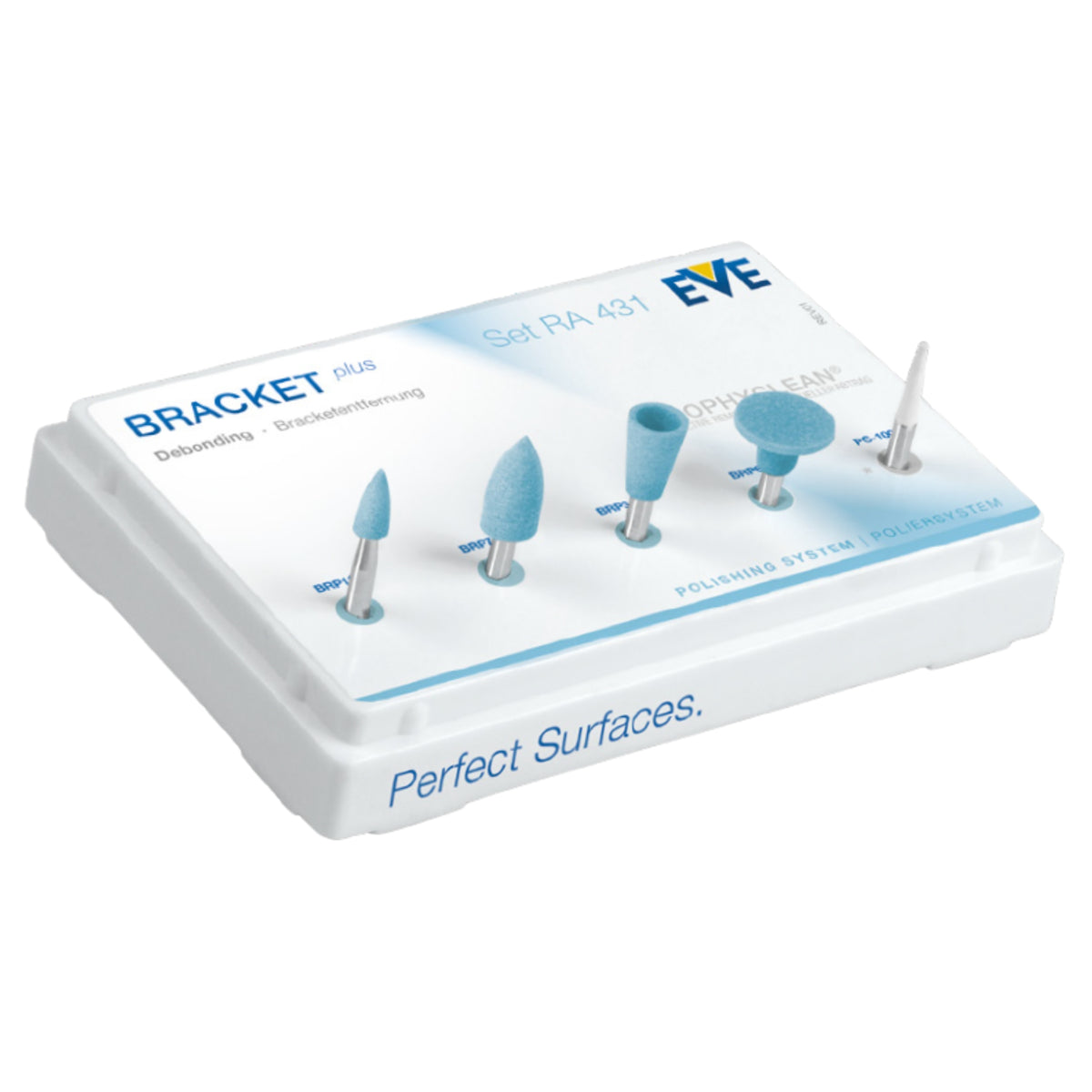Bracket plus set para ortodoncia ra 431 c/5 pz p40d
