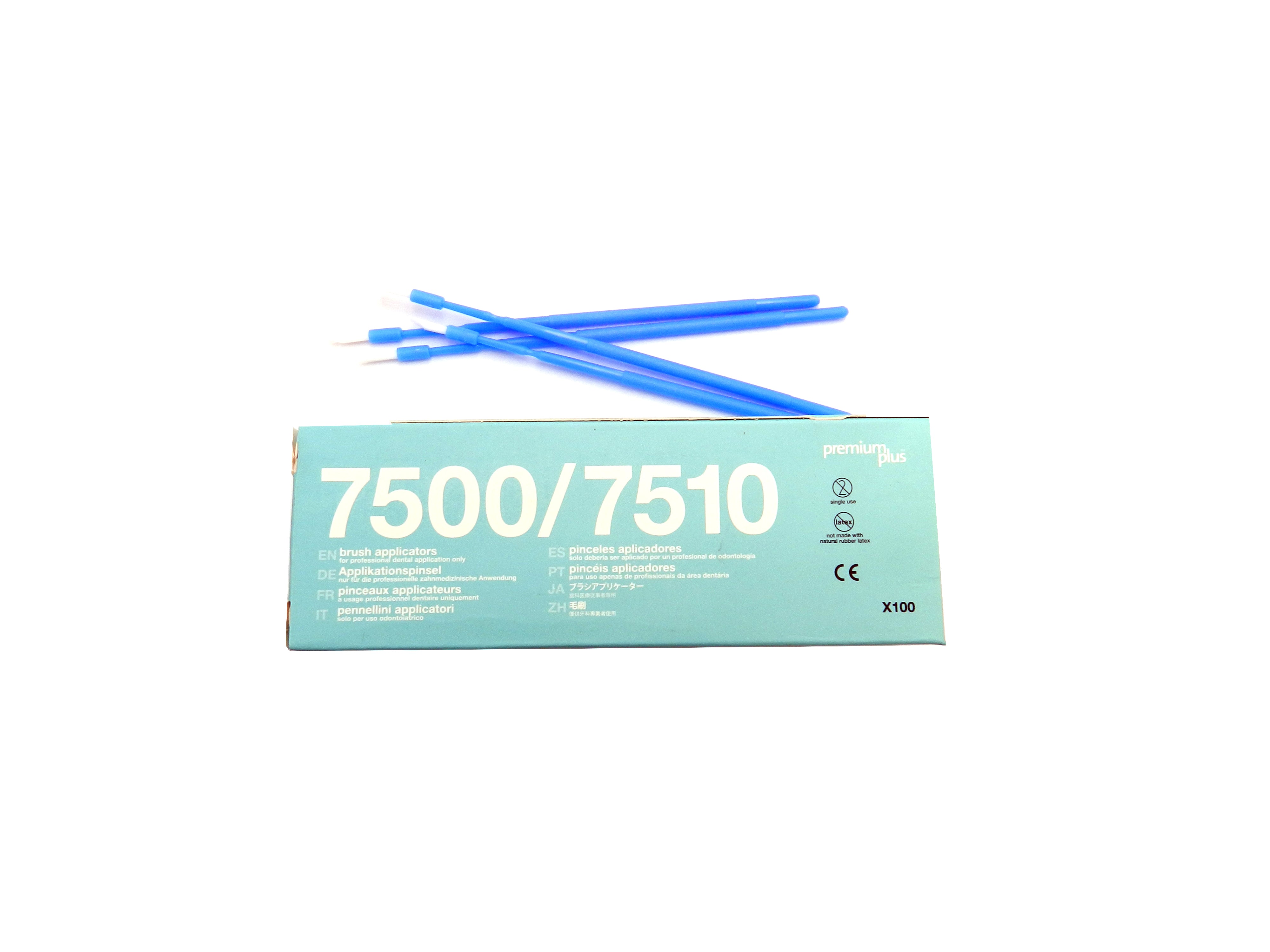 Cepillos aplicadores azules con 100 (premium)