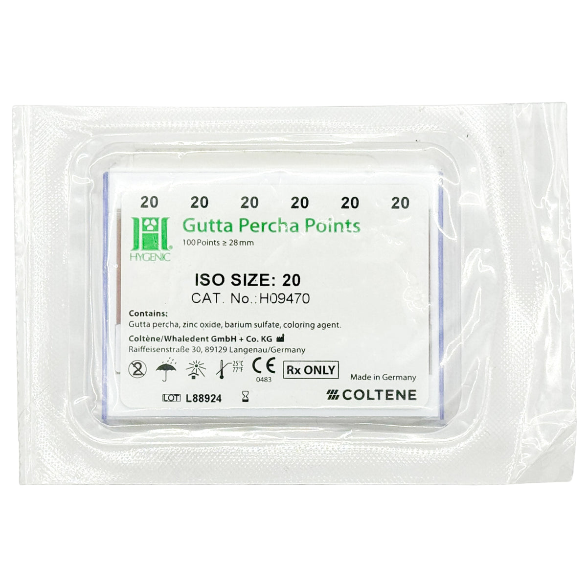 Puntas de gutapercha Hygenic Coltene