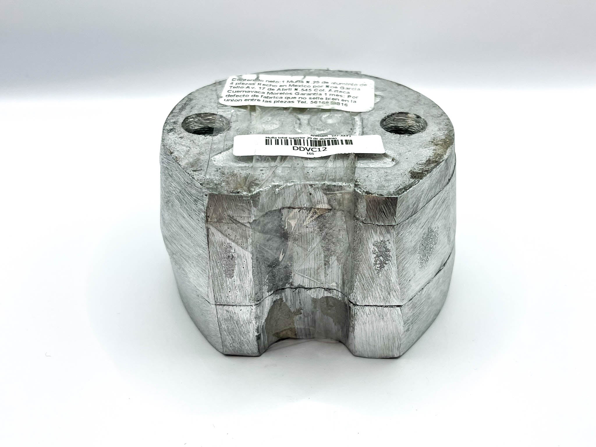 Mufla total superior 29 de aluminio