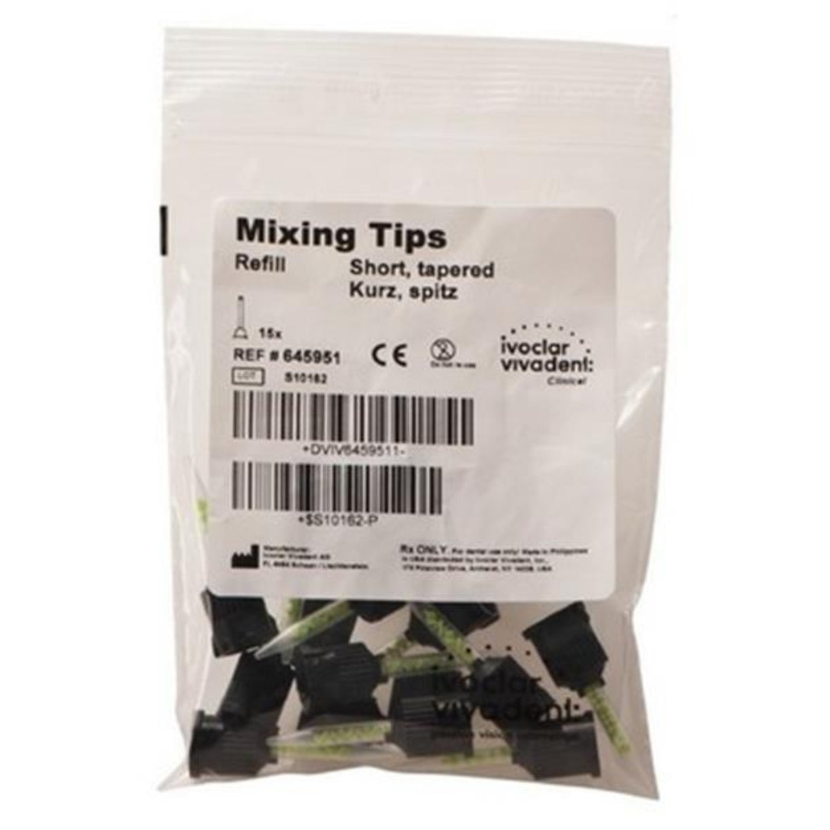 Mixing Tips short tapered Refill/15