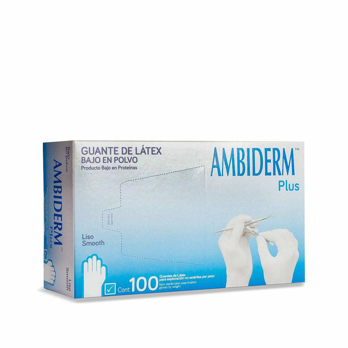 Guantes Ambiderm Latex Plus