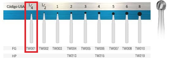 Fresa de carburo Ibident
