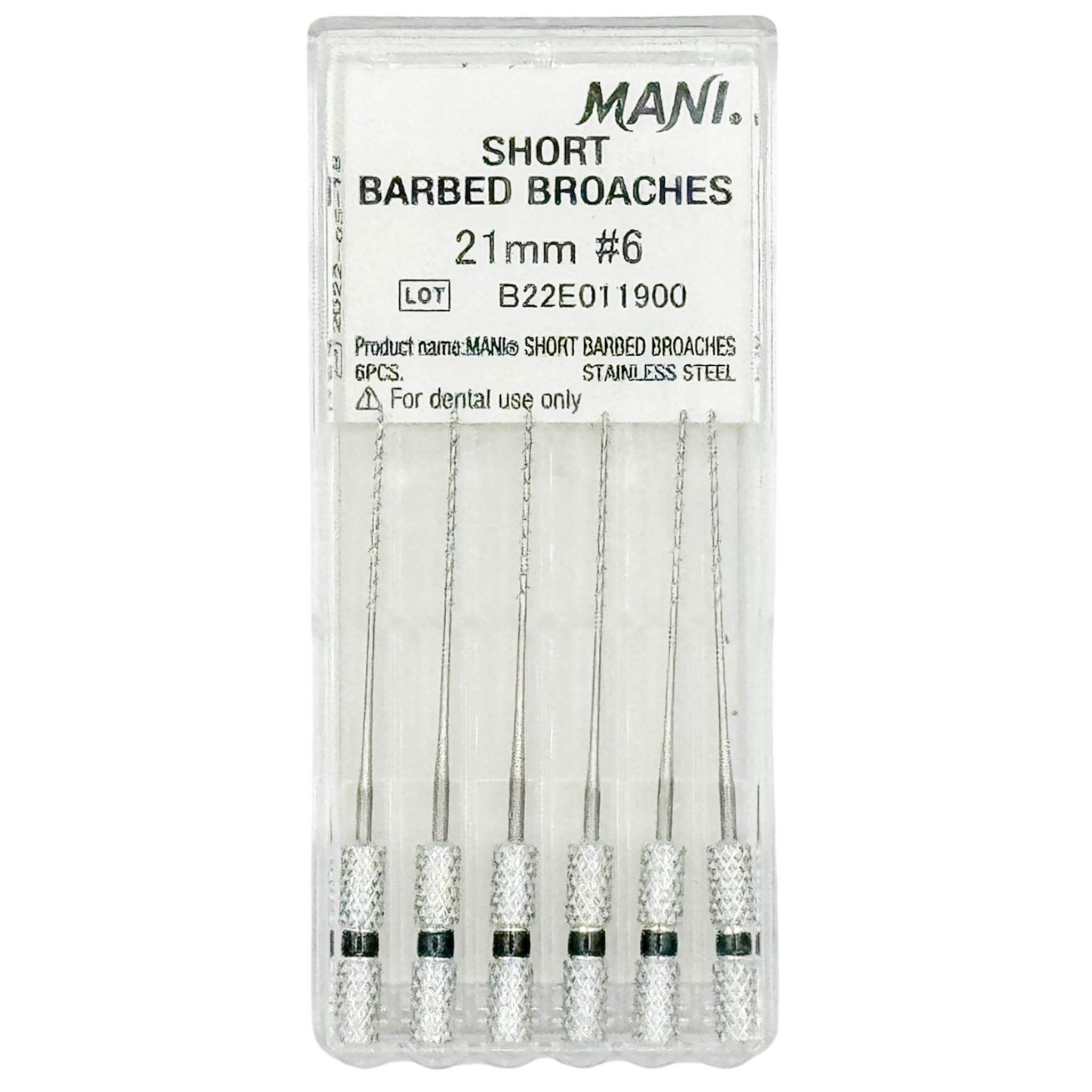 Tiranervios Mani 21 mm c/6