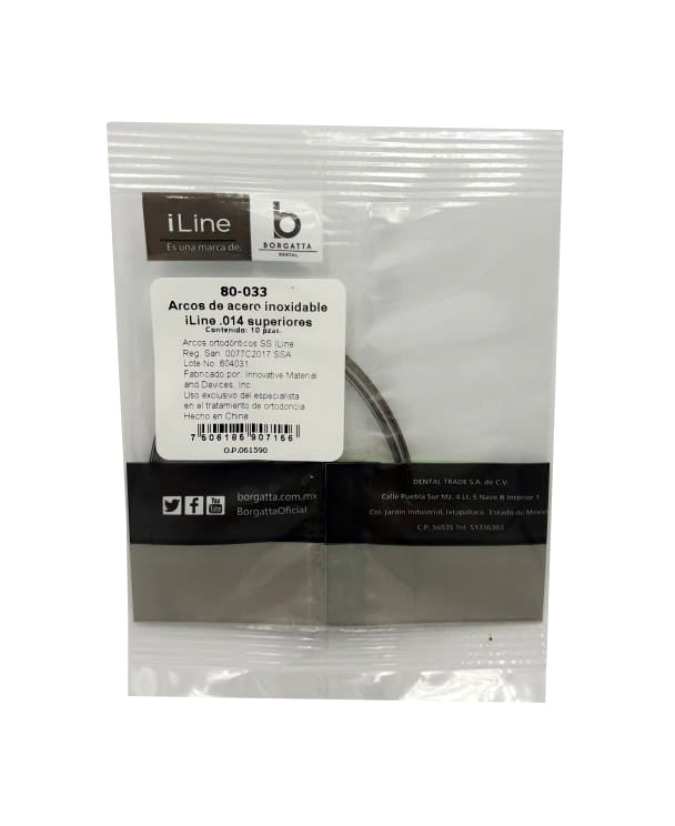 Arco de acero c/10 piezas I Line