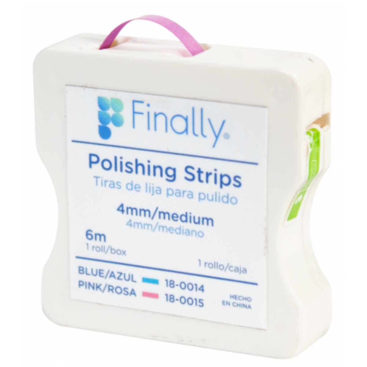 Polishing strips mediano, c/6 mts (rosa)