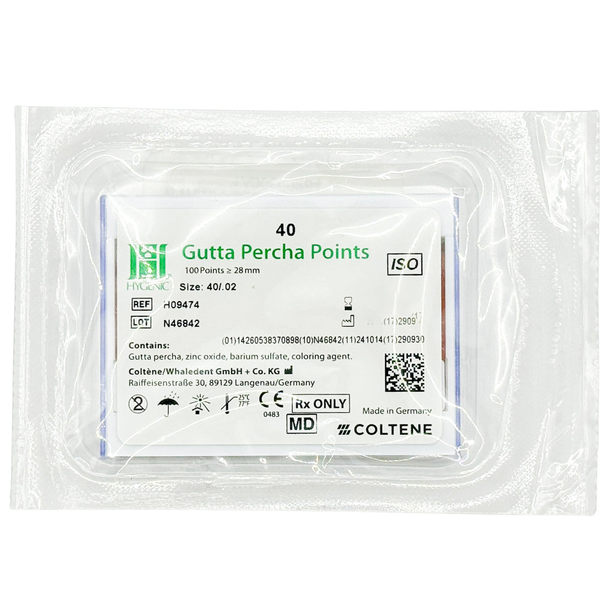 Puntas de gutapercha Hygenic Coltene
