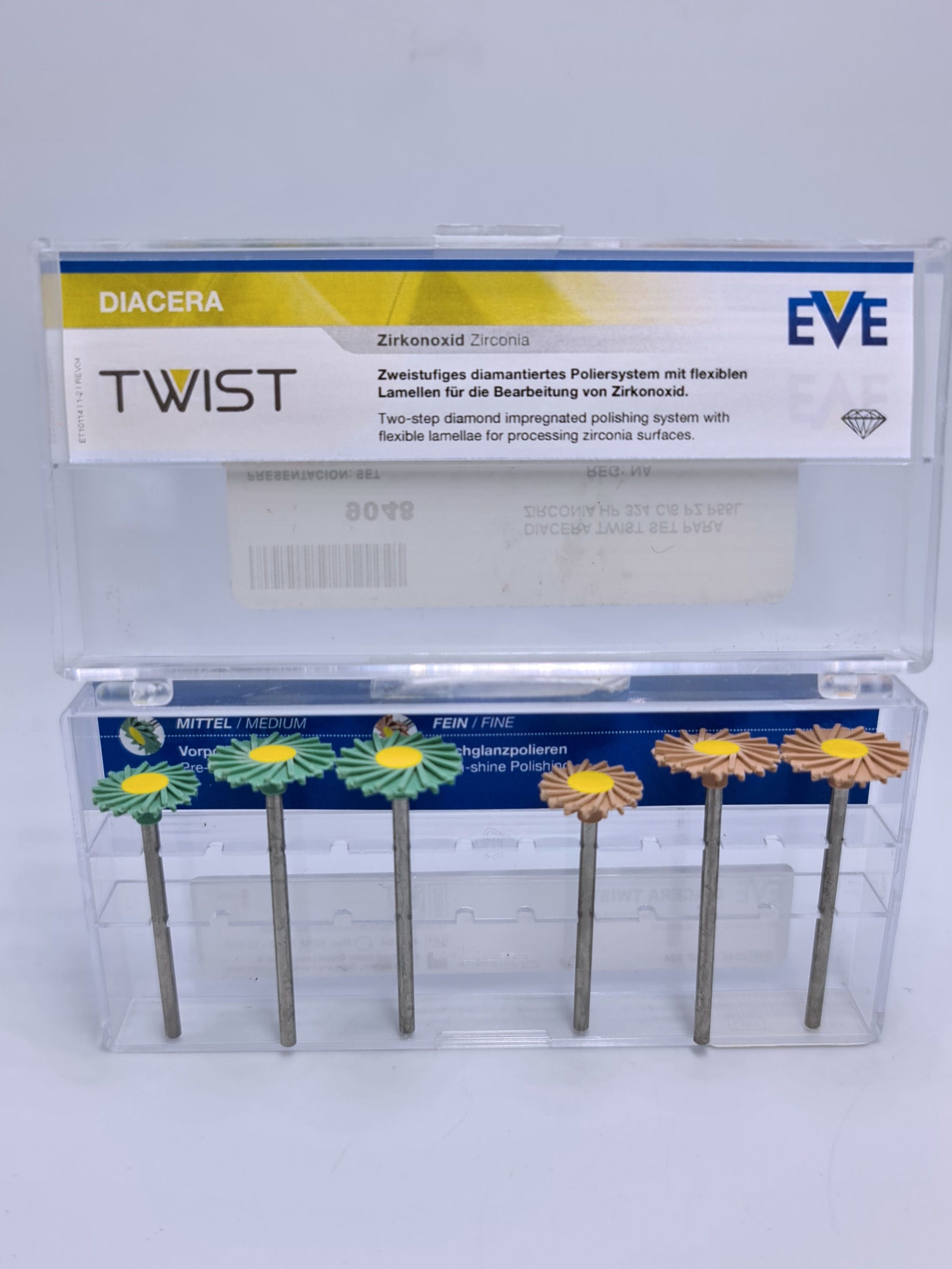 Diacera twist set para zirconia hp 324 c/6 pz p55l