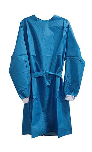 Bata color azul claro