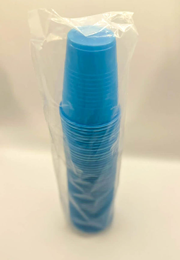 Ss classic plastic cups azul c/50 pzas