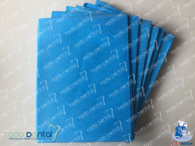 Sábana de .90 x 1.90 30 grs azul c/10