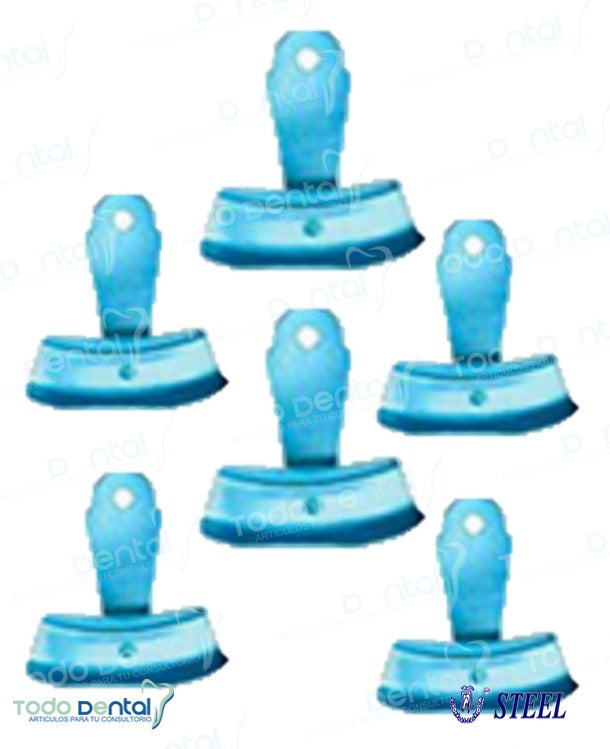 Cucharilla de arcada de aluminio lisa