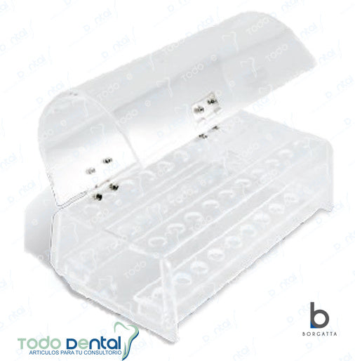 Porta arcos preformados de acrilico