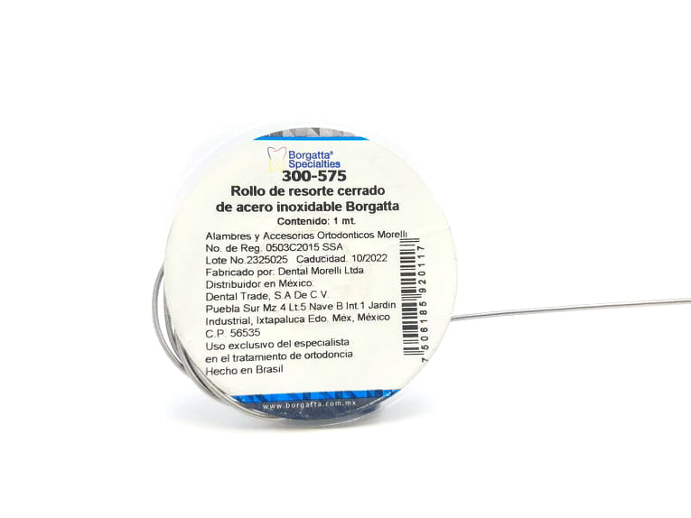 Resorte de acero cerrado c/1 mt