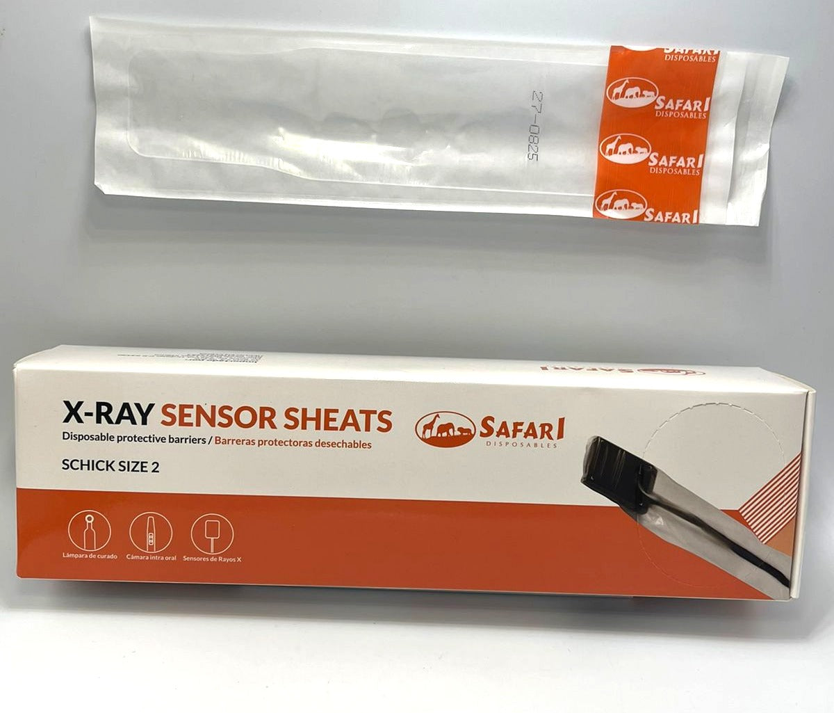 Funda safari p/sensor x-ray shick c/100 pzas