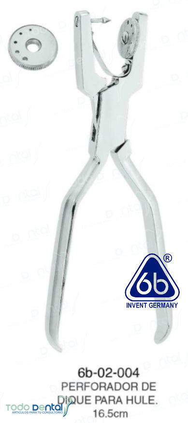 Perforadora de dique de hule