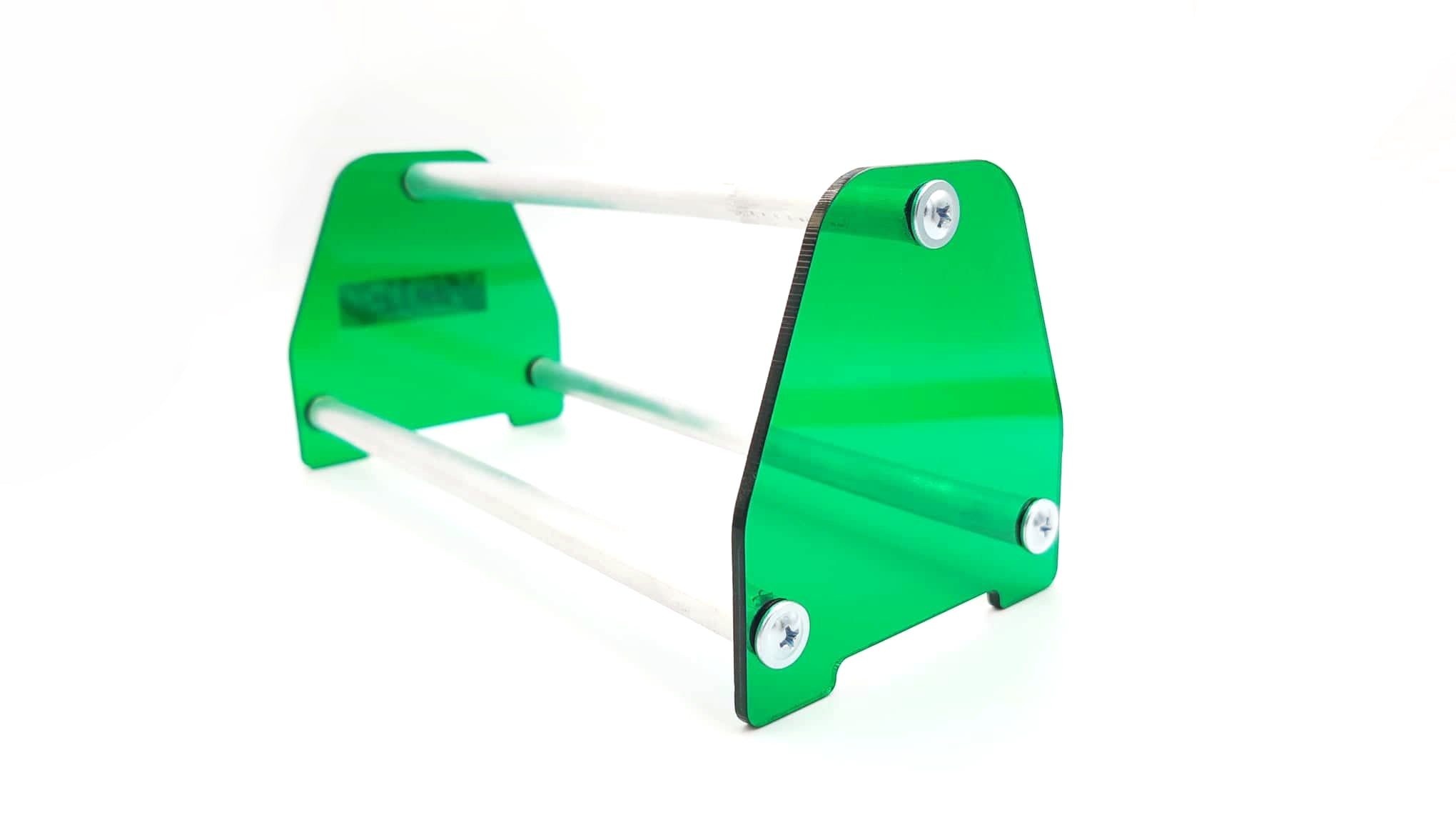 Porta pinzas de acrilico en color verde