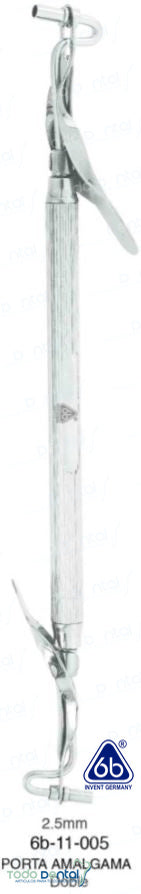 Porta amalgama doble