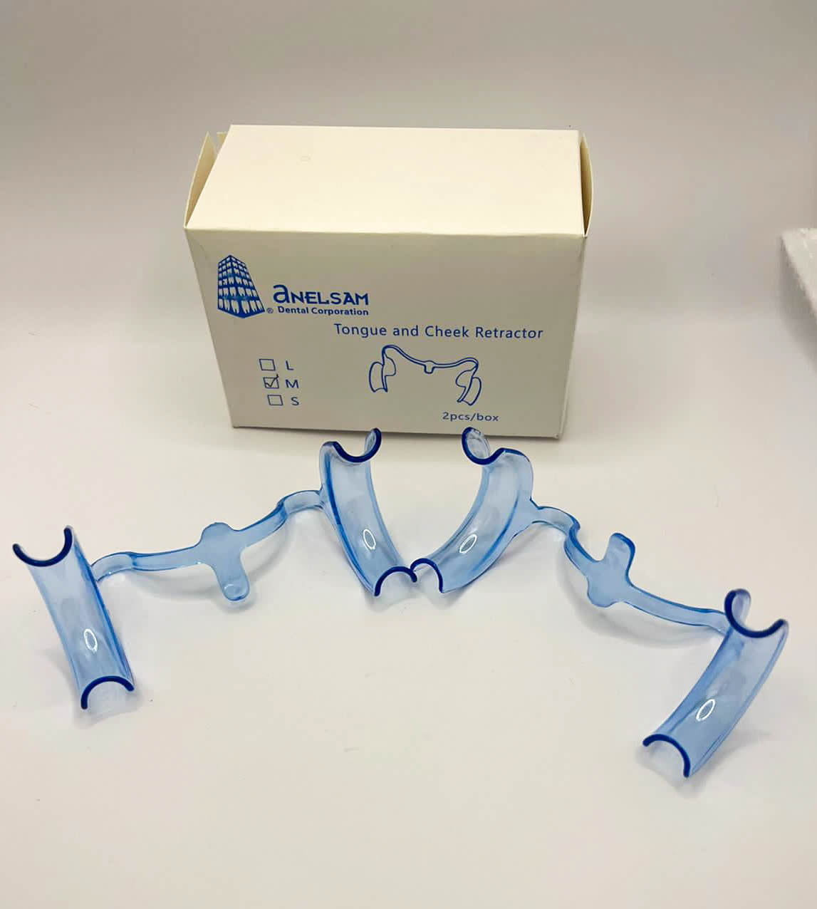 Retractor de carrillo y lengua med. con 2