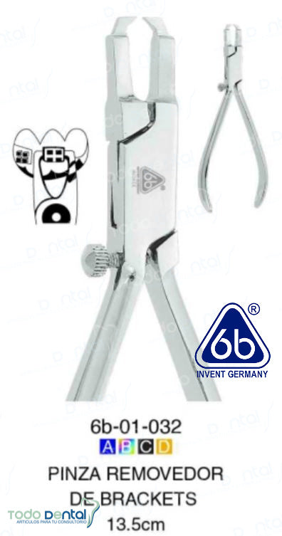 Pinza para remover brackets