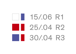 I-race #15 25 y 30 25mm c/3 fkg