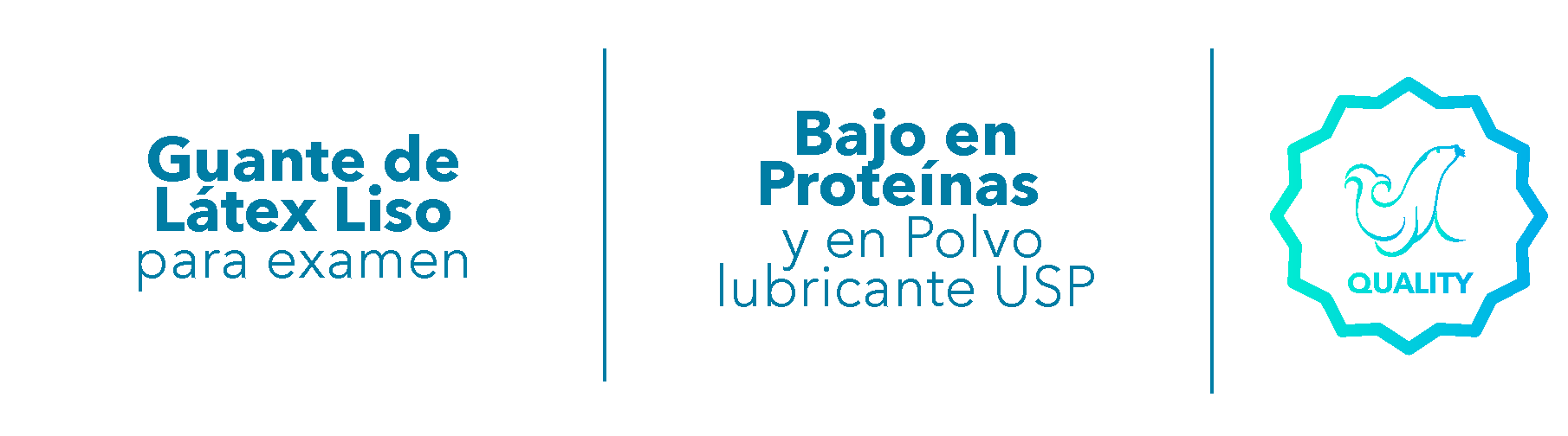 Guantes proderma latex liso Uniseal