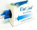 Eyector de saliva azul 100 pzas/caja (uniseal)