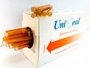 Eyector de saliva naranja 100 pzas/caja (uniseal)