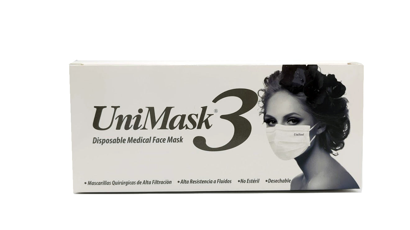 Mascarilla Blanca Unimask 3