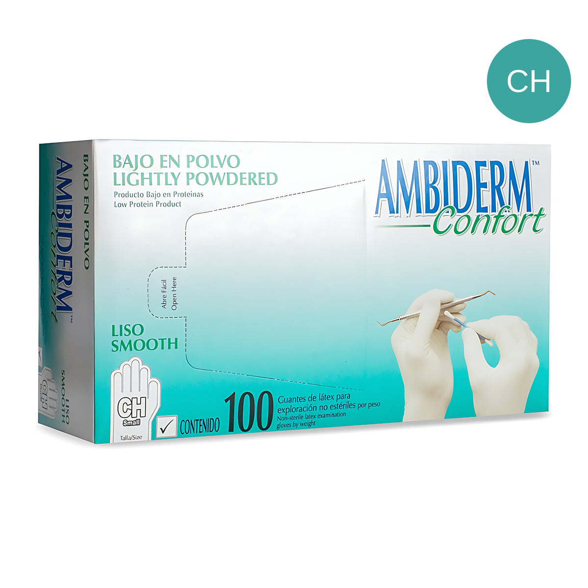 Guante latex Confort Ambiderm talla CH