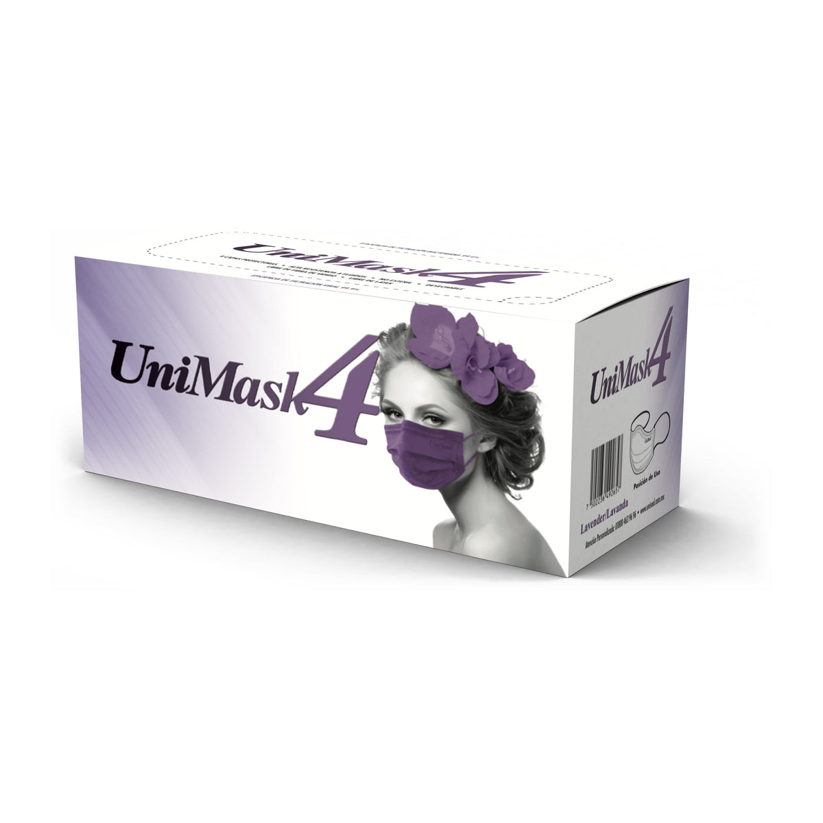Cubreboca UniMask 4 lavanda