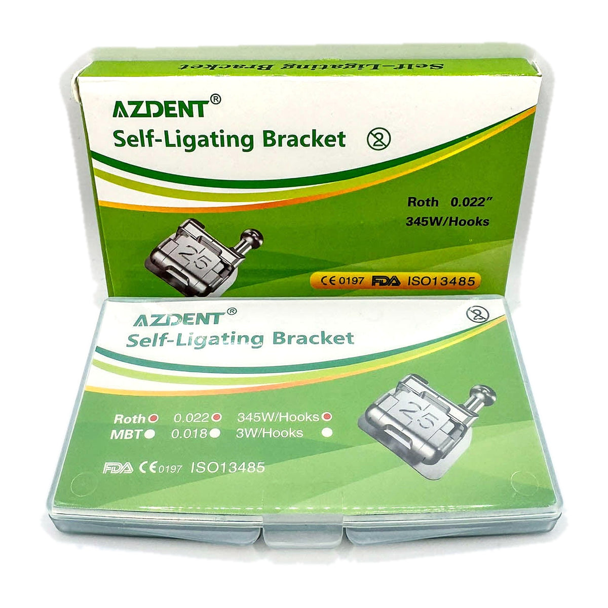 Self-ligating bracket mini roth 0.022 (new version)