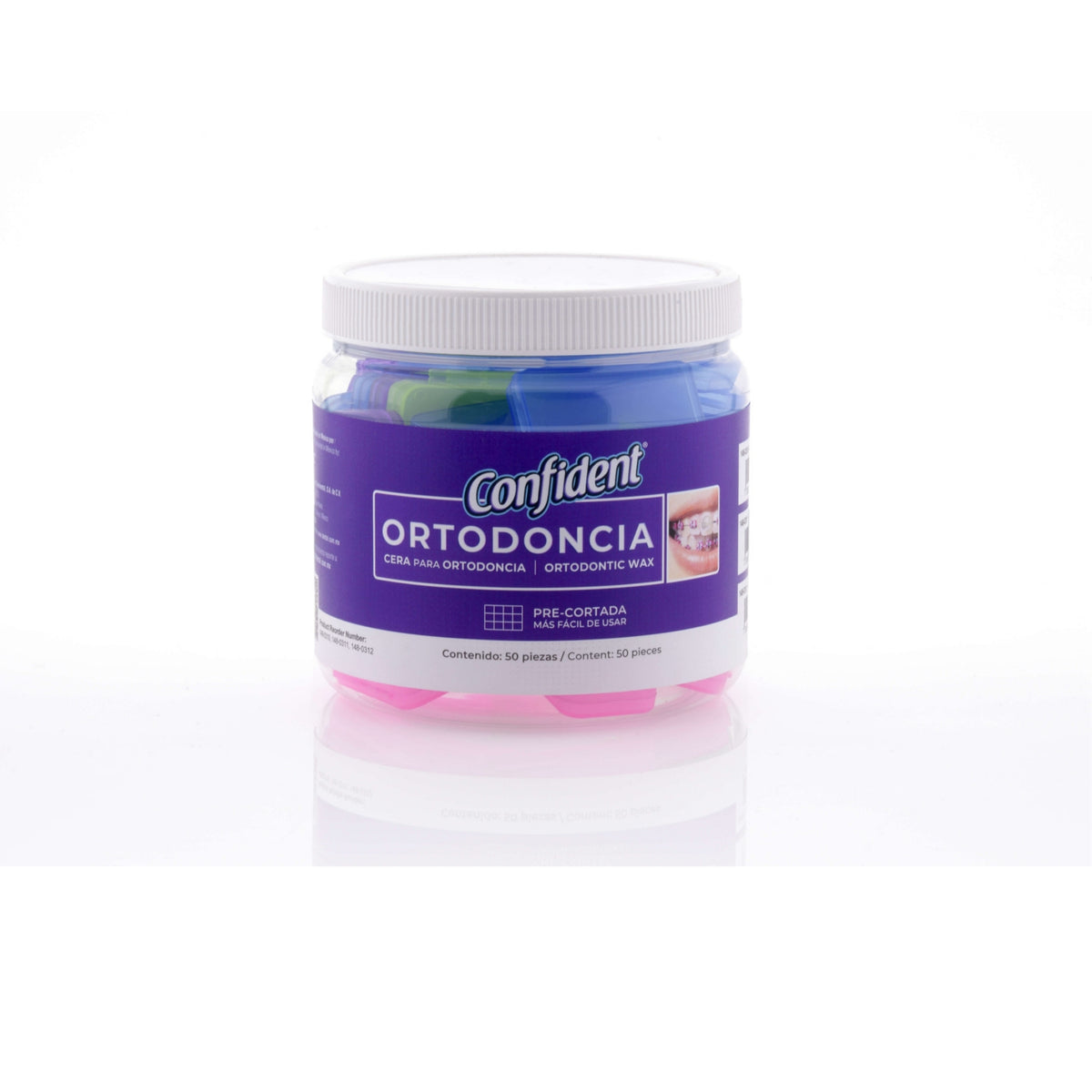 Cera para ortodoncia confident c/50 pzas — 148-0310