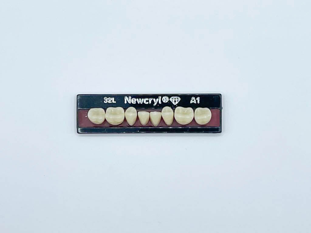 Dientes newcryl x 8 ip 32l col a1