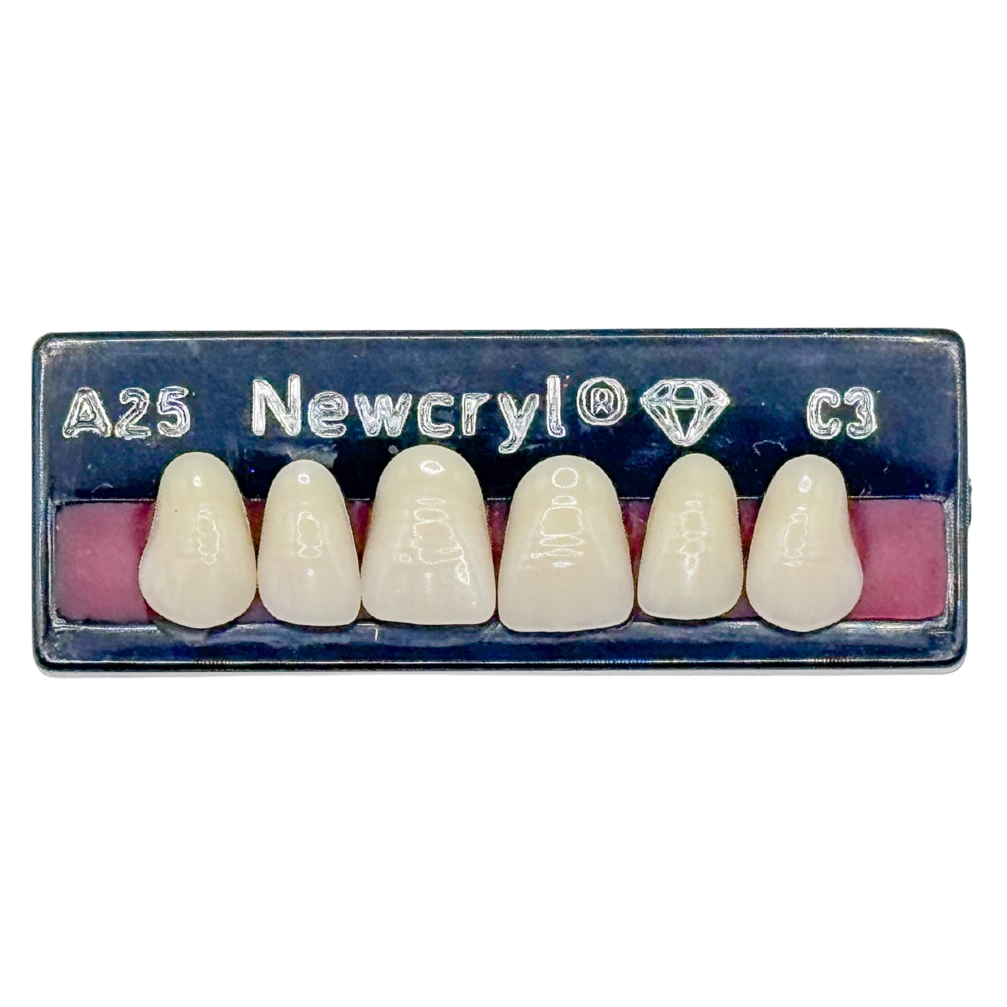 Dientes newcryl x 6 sa a25 col c3
