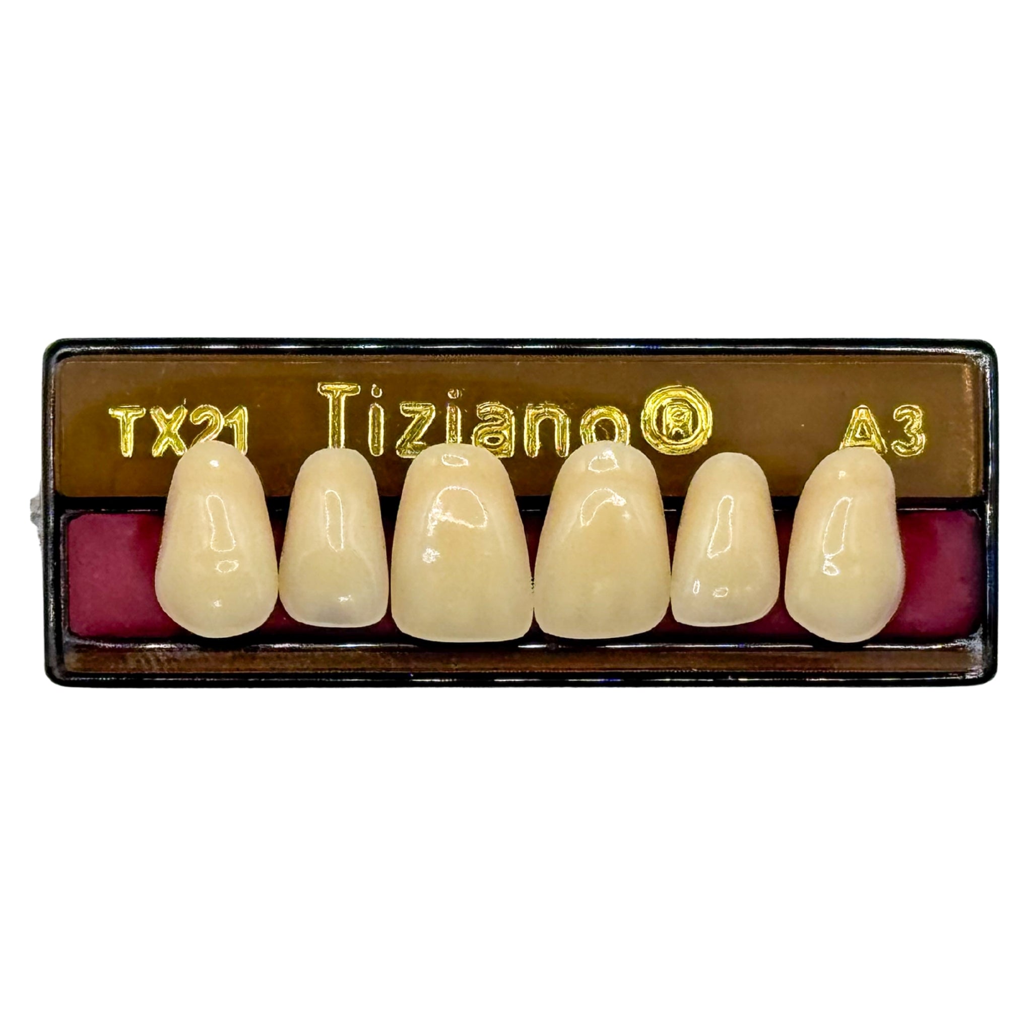 Dientes tiziano x 6 sa TX21 col A3