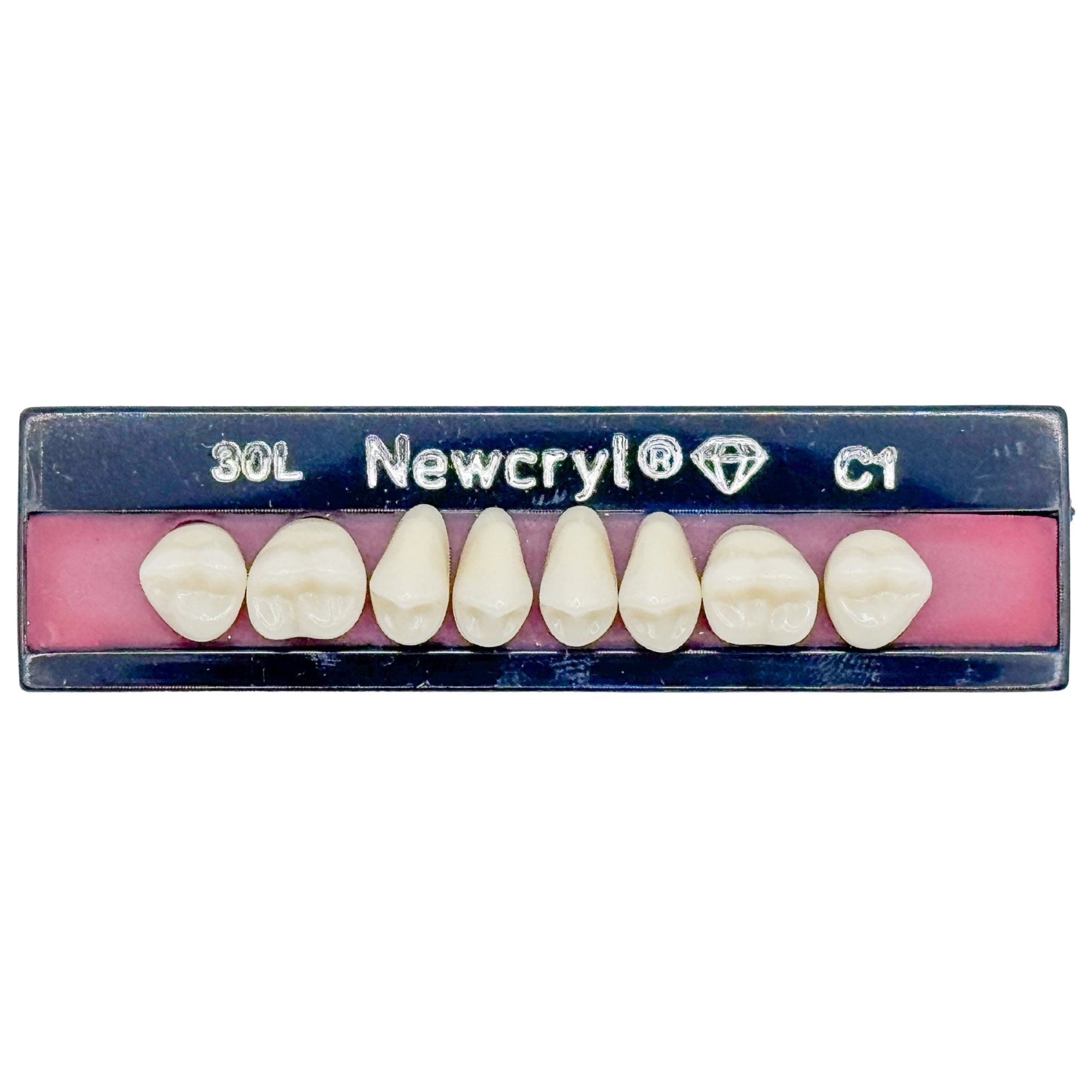 Dientes newcryl x 8 sp 30l col c1