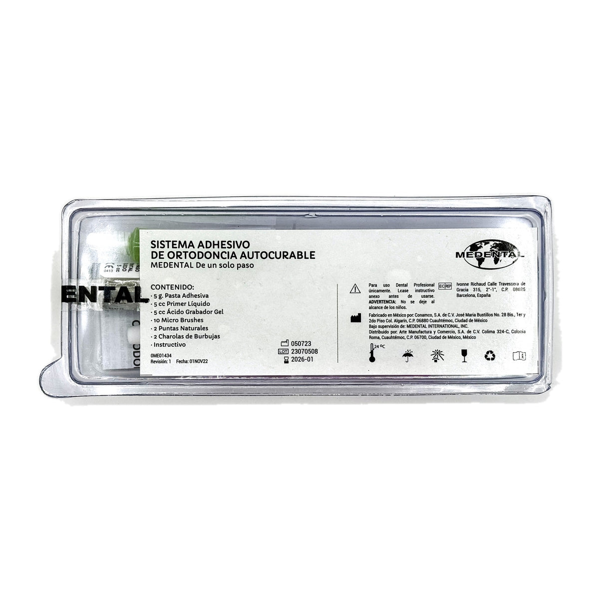 Resina de ortodoncia autocurable 5 grs.