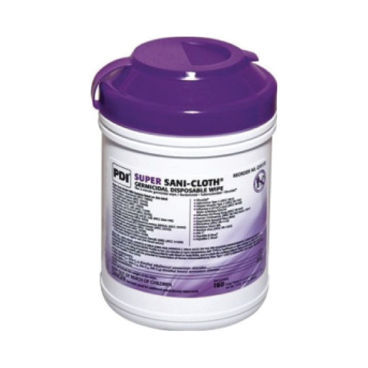 Sani-cloth morado super bote c/160 toallitas (2149-VM)