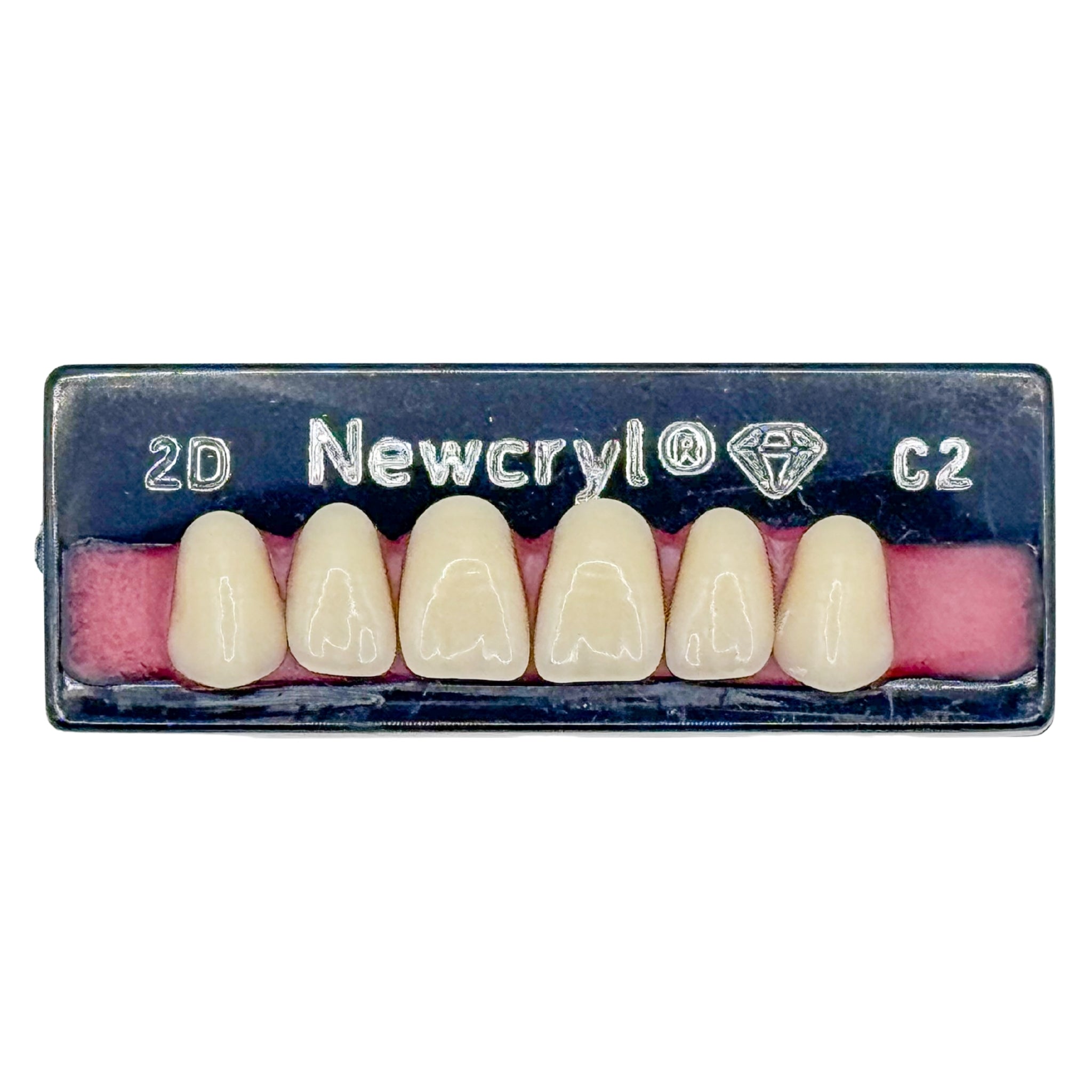 Dientes newcryl x 6 sa 2d col c2