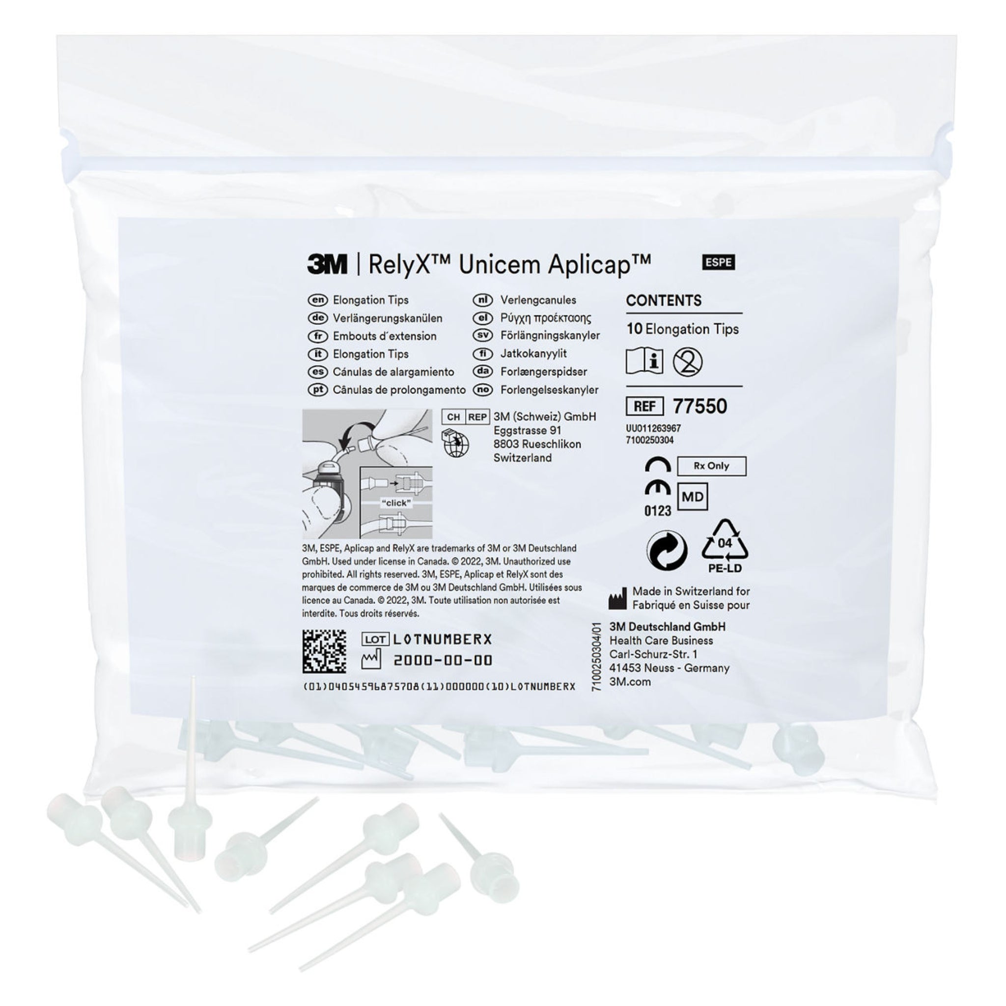 RelyX Unicem Aplicap Punta de elongacion c/10