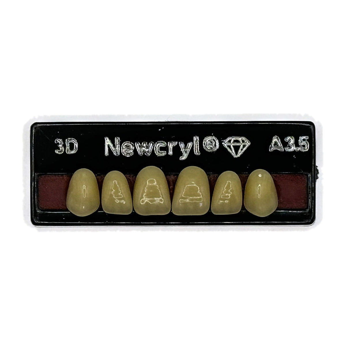 Dientes newcryl superior anterior moldes chicos y medianos
